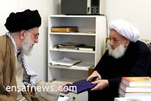آیت الله مجتهدی تهرانی - آیت الله خامنه ای