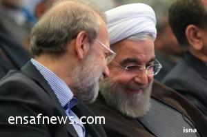 حسن روحانی - علی لاریجانی