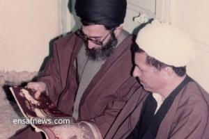 آیت الله هاشمی رفسنجانی - آیت الله خامنه ای