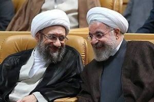 حسن روحانی - صادق لاریجانی