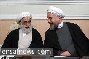 حسن روحانی - احمد جنتی