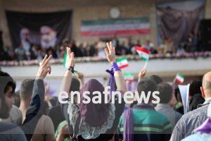 گزارش تصویری: همایش ایثارگران حامی روحانی در ورزشگاه حیدرنیا
