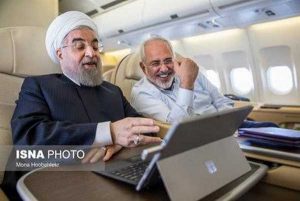 محمدجواد ظریف - حسن روحانی