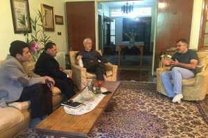 ديدار اعضاى جماعت دعوت و اصلاح با ابراهيم يزدى