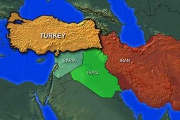 ترکیه - سوریه - عراق - ایران