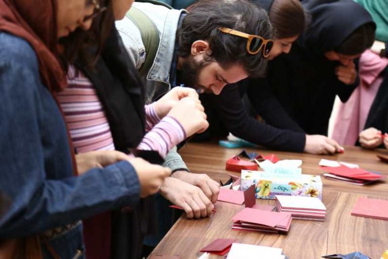 مراسم گرامیداشت روز جهانی اوریگامی در اینورس