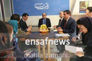 گزارش تصویری | بازدید سفیر افغانستان از انصاف نیوز