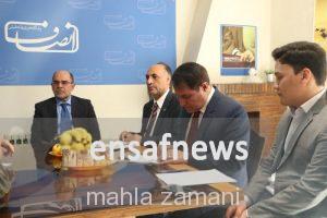 گزارش تصویری | بازدید سفیر افغانستان از انصاف نیوز