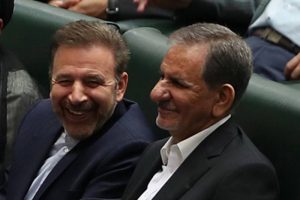 اسحاق جهانگیری و محمود واعظی