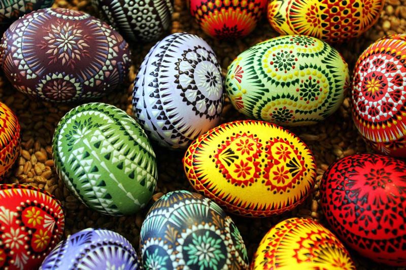 تخم مرغ رنگی سفره هفت سین عید نوروز