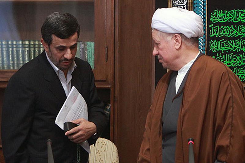 هاشمی رفسنجانی و محمود احمدی نژاد