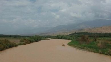عکس | رودخانه‌ی قزل اوزن در اردیبهشت