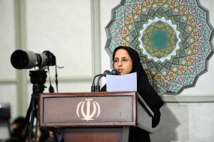سحر مهرابی در دیدار رهبری