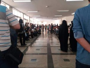 سومین روز تجمعی در دانشکده علوم اجتماعی