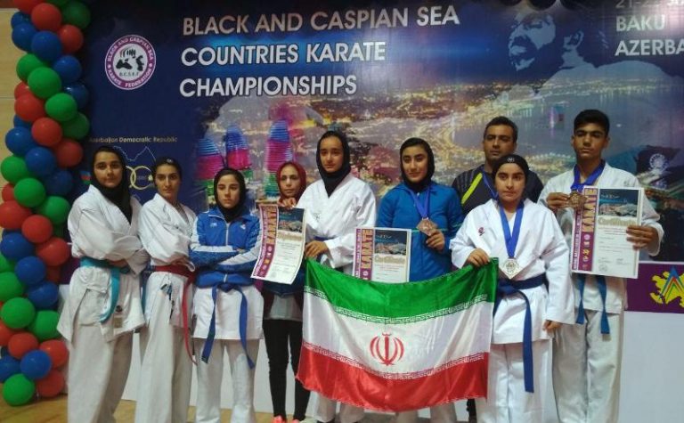 کاراته کاران ایران سه طلا و سه نقره در باکو کسب کردند