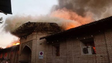 مسجد جامع ساری - آتش سوزی در مسجد جامع ساری