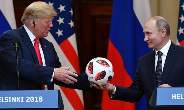 حاشیه‌ی فوتبالی نشست خبری ترامپ و پوتین