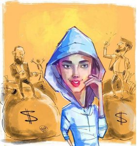 انتقاد کارتونیست درباره‌ی مائده هژبری