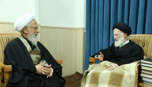 آیت الله شبیری زنجانی و آیت الله جوادی آملی