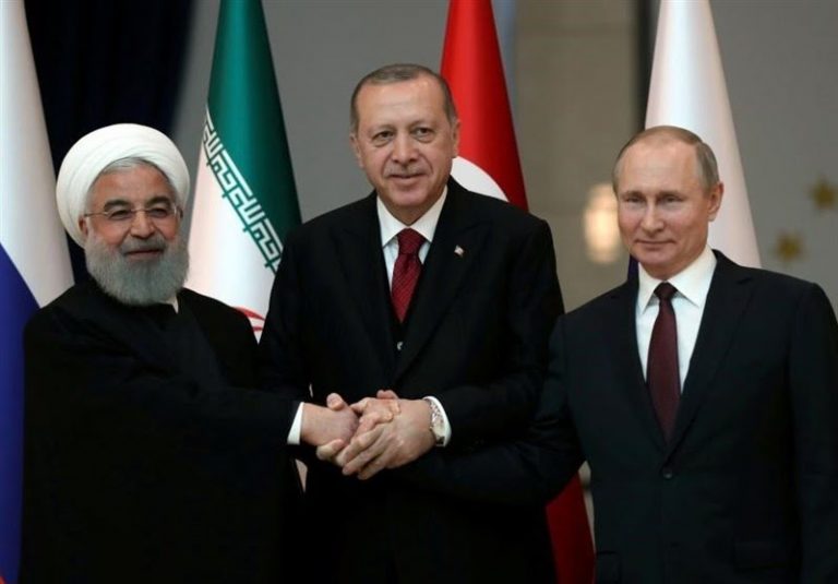 روحانی - اردوغان - پوتین