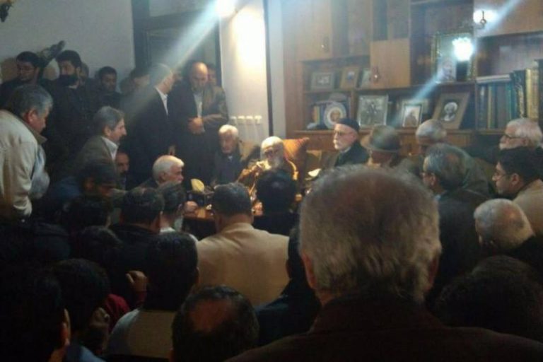 سخنرانی نورعلی تابنده در جمع دراویش