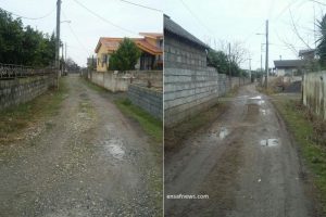 بلاتکلیفی آسفالت روستای انارور