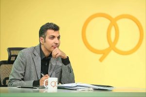 عادل فردوسی پور در زمان برنامه نود