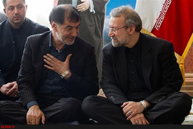 علی لاریجانی و محمدرضا باهنر
