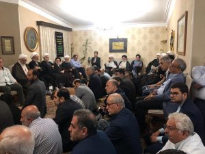 حضور خاتمی در مراسم عزای امام جواد منزل ابطحی