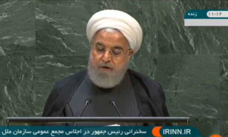 روحانی در سازمان ملل: به میز مذاکره بازگردیم