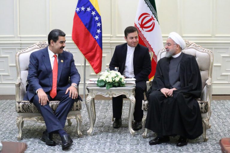 دیدار روحانی با رییس‌جمهور ونزوئلا