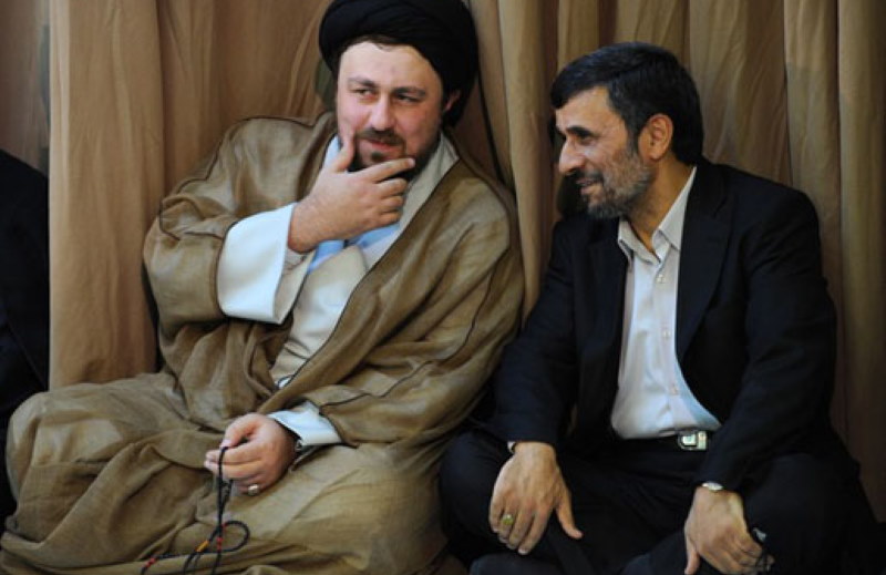 احمدی نژاد و حسن خمینی دیدار کردند