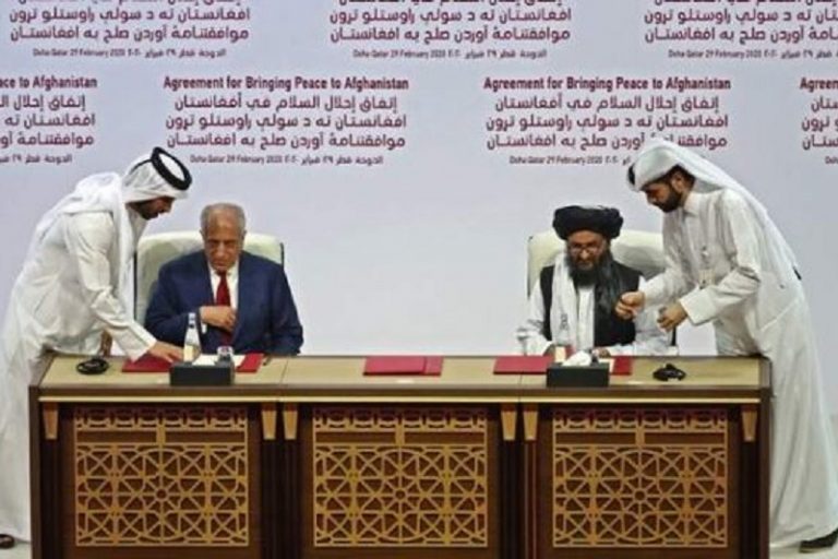 توافق آمریکا و طالبان