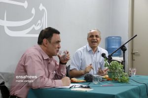 گزارش تصویری | مناظره زیدآبادی و ناصر ایمانی
