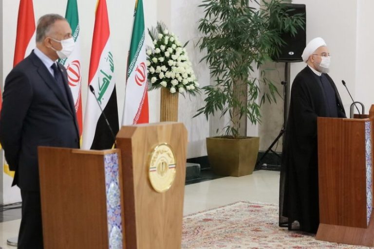در نشست خبری روحانی و الکاظمی چه گذشت؟