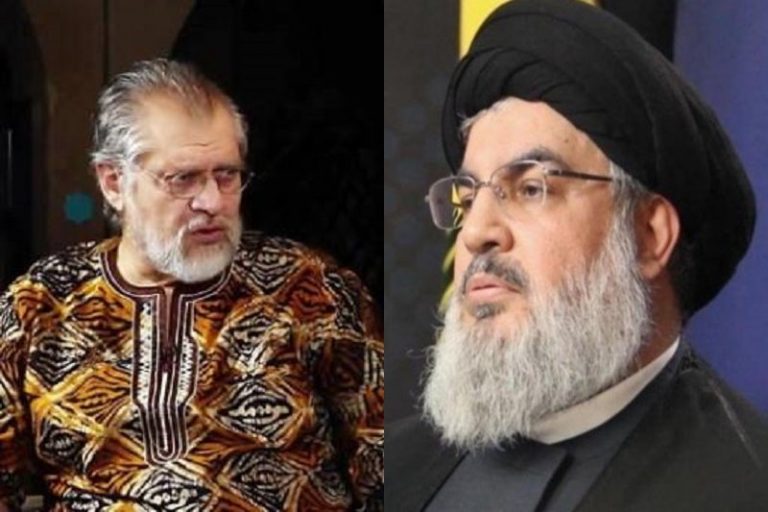 پاسخ سیدحسن نصرالله به توهم نادر طالب‌زاده