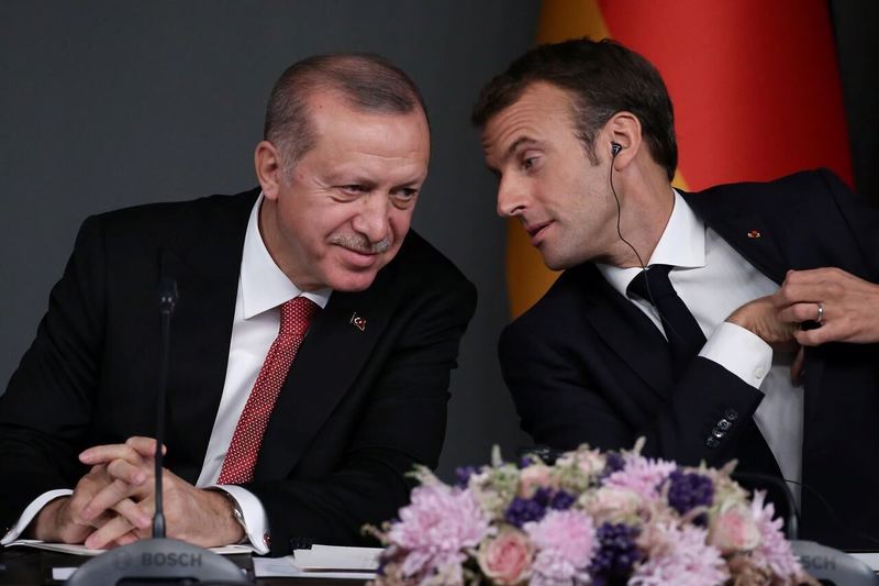 مکرون و اردوغان