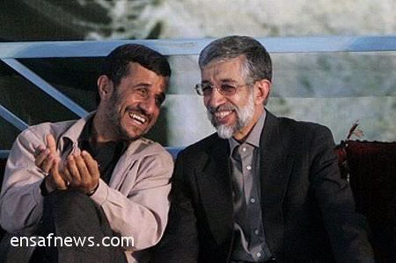 غلامعلی حداد عادل و محمود احمدی نژاد