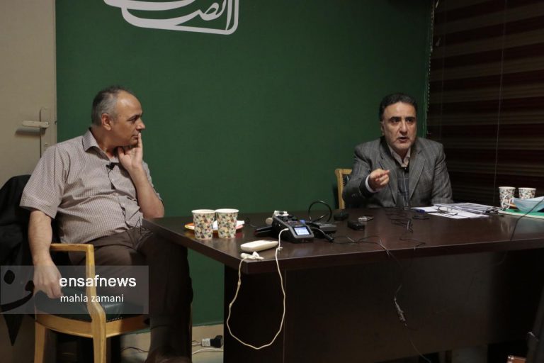 عکس | مناظره‌ی دوم تاجزاده و زیدآبادی