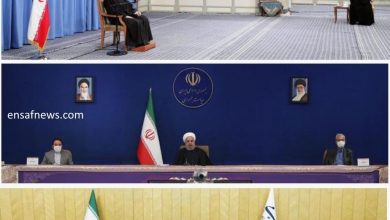 عکس | فاصله‌ی اجتماعی از نظر رهبری، روحانی و قالیباف