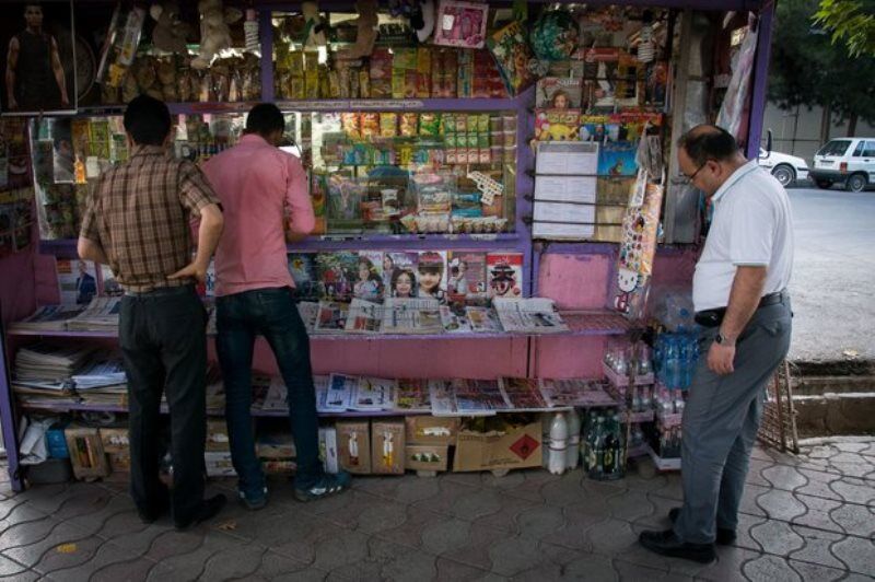 وضعیت فروش دکه‌داران تهران