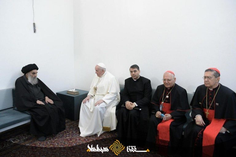 بیانیه واتیکان پس از دیدار پاپ با آیت الله سیستانی