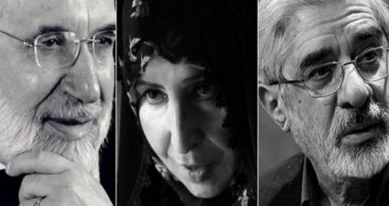 میرحسین موسوی، زهرا رهنورد، مهدی کروبی