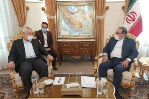 دیدار زیاد النخاله و اسماعیل هنیه با شمخانی در تهران