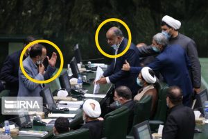 تصاویر دولتمردان ایرانی که پروتکل‌های کرونایی را رعایت نکرده‌اند