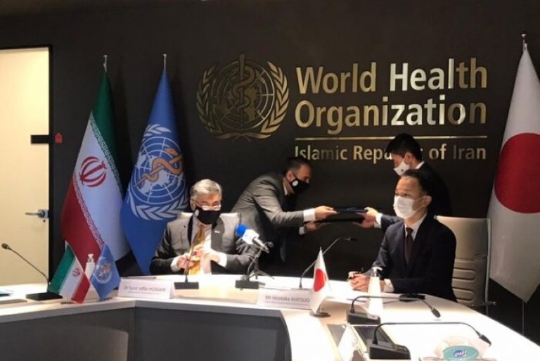 سخنان سفیر ژاپن در مراسم پروژه کمک بلاعوض کرونایی به ایران