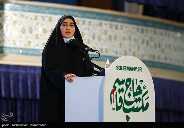 نامه‌ی دختر سردار سلیمانی به نوه گاندی، دختر چه‌گوارا و نوه ماندلا [+تصویر نامه]