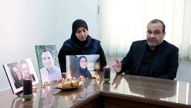 محسن اسدی لاری پدر زینب و محمدحسین که در هواپیمای اوکراینی درگذشتند