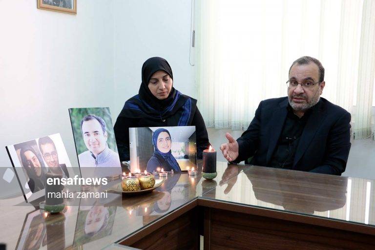 محسن اسدی لاری پدر زینب و محمدحسین که در هواپیمای اوکراینی درگذشتند