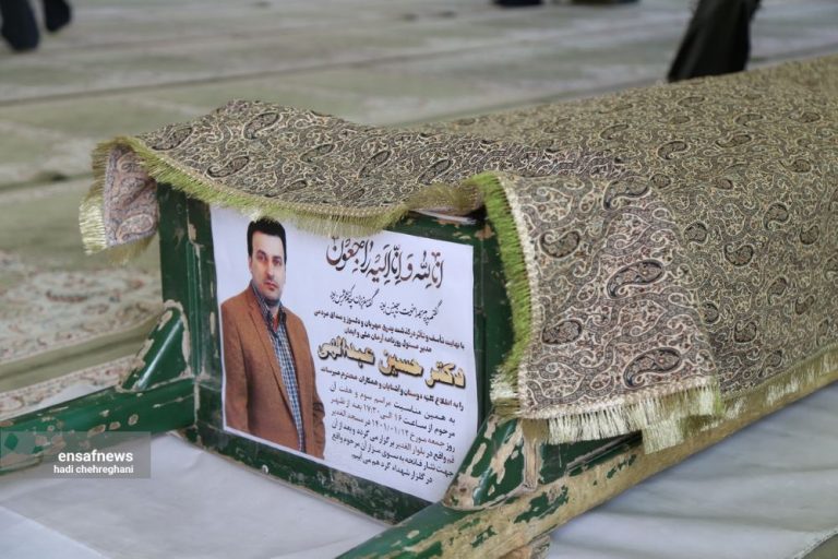 عکس | خاکسپاری حسین عبداللهی در قم